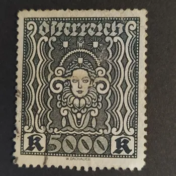 Sběratelství Známka Rakousko , 5000Kr, Mi.407A#