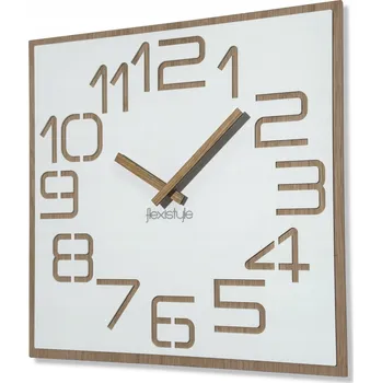 Hodiny Nástěnné hodiny FLEXISTYLE bílé 40 cm
