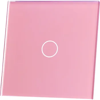 vypínač Jednoduchý dotykový vypínač, pod omítku Livolo růžový VL-C701-67