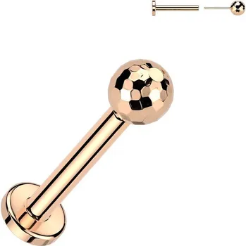 Piercing Piercing do brady - PUSH IN labreta TITAN (rosegold)