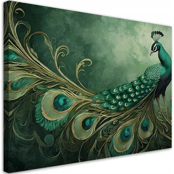 Obraz Obraz na plátně, Páv zvířata ptáci 60x40