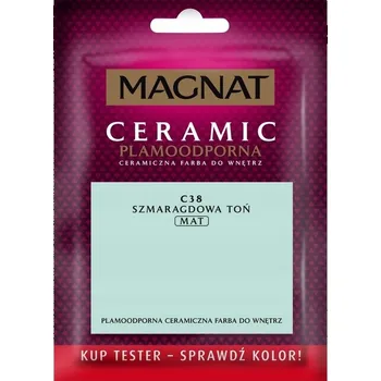 barva na zeď Keramická Barva na zeď Magnat 0,03 l C38 Smaragdový odstín matný