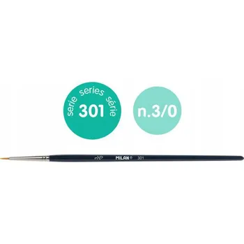 Umělecký štětec Štětec 3/0 Série 301 Milan