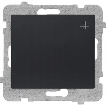 vypínač Křížový vypínač pod omítku Polmark černý ŁP-4D/M.CZ