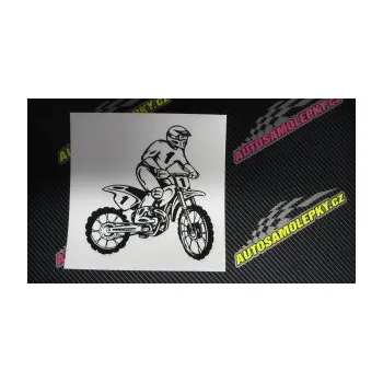 Samolepící dekorace SAMOLEPKA Motorka 043 pravá motokros (10 - červená) NA AUTO, NÁLEPKA, FÓLIE, POLEP, TUNING, VLASTNÍ TEXT, TISK, AUTOSAMOLEPKY.cz, POLEPY, OBRÁZEK, LOGO, SAMOLEPKY