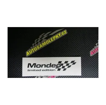 Polep vozidla SAMOLEPKA Mondeo limited edition pravá (10 - červená) NA AUTO, NÁLEPKA, FÓLIE, POLEP, TUNING, VLASTNÍ TEXT, TISK, AUTOSAMOLEPKY.cz, POLEPY, OBRÁZEK, LOGO, SAMOLEPKY
