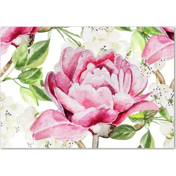 Obraz Skleněný panel 70 x 100 x 4 mm tvrzené sklo broušené růžový