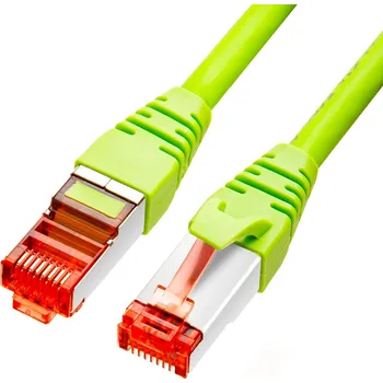 Síťový kabel PATCHCORD GETFORT CAT.6A S/FTP LSOH kabel 3m zelený