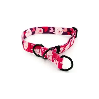 Obojek pro psa Polostahovací obojek Zamilovaná Sviňka Psiakrew L/XL