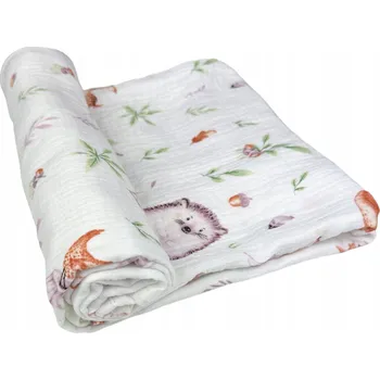 Zavinovačka Plumeri Mušelínová plena Zavinovačka mušelínová 120x120cm