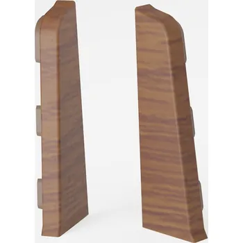 Levá koncovka, pravá koncovka Salag PVC 20 x 75, délka 1 cm, Gladstone Dark