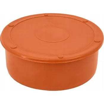 Kanalizační potrubí Zátka kanalizační trubky PVC PP 110 mm, víčko, uzávěr
