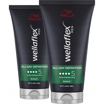 Stylingový přípravek Wellaflex Men All Day Definition Gel na Vlasy pro Muže 2x150ml