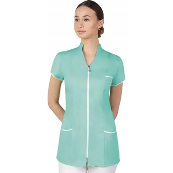 Dámské sako 52 DÁMSKÝ ZDRAVOTNICKÝ PLÁŠŤ Sako na zip Kosmetická zástěra 308