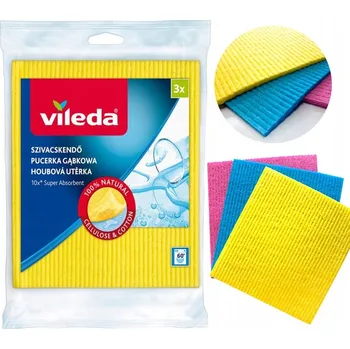 Utěrka Houbička Vileda Univerzální Absorpční 3 Ks
