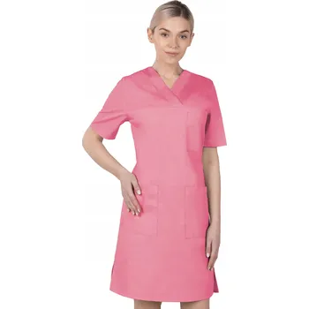 Dámské šaty 36 ŠATY ZDRAVOTNICKÉ KOSMETICKÉ NA ZAVAZOVÁNÍ KAPSY HALENA 76