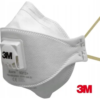 respirátor Ochranná polomaska 3M AURA 9312+ proti prachu FFP1