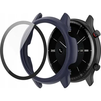 Pouzdro na mobilní telefon Pouzdro Pouzdro pro chytré hodinky Amazfit GTR2 + sklo