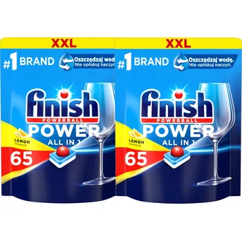 Přípravek do myčky Finish Power All in One Set Tablety do myčky Citrón 6 5 kusů