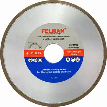 Řezný kotouč Diamantový kotouč pro ostření vidiových pilových kotoučů 125x32 mm