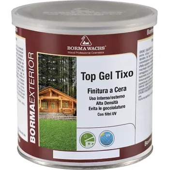 Lak na nehty Borma Top Gel Lak na exteriér Bezbarvý 2,5L