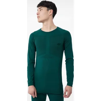 4F PÁNSKÉ BEZEŠVÉ TERMOAKTIVNÍ PRÁDLO (vrchní díl) 4FAW22USEAM065 ZELENÁ L/XL