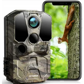 IP kamera FOTOPAST CEYOMUR CY65 40MP WiFi 4K S NOČNÍM VIDĚNÍM - KAMERA DO LESA