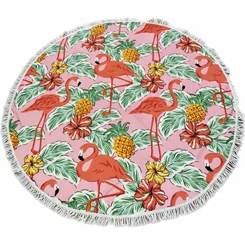 Plážová osuška Carbotex KULATÝ , průměr 150 cm polyester