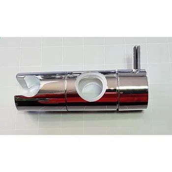 Tyč na sprchový závěs KFA Pallas Držák sluchátka - posuvník sprchové tyče Dn 22 - chrom