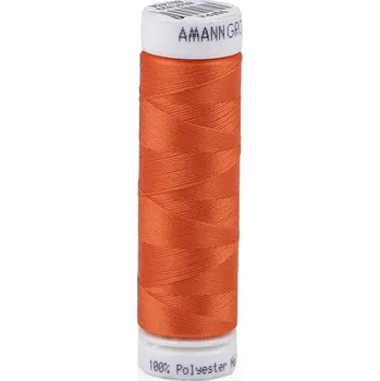 Nit Polyesterové elastické nitě návin 100 m Aspotex 120 Amann Varianta: 1334 oranžová mrkvová, Balení: 5 ks
