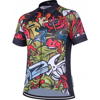 cyklistický dres Madani pánské cyklistické tričko KOMIKS XL