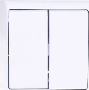 vypínač Dvojitý vypínač Klasik Ospel bílý ŁN-2B/00