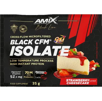 Sportovní výživa Amix Black Line Black CFM Isolate 35 g strawberry cheesecake