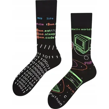 Pánské ponožky Veselé ponožky Todo Socks CODE MODE 39-42