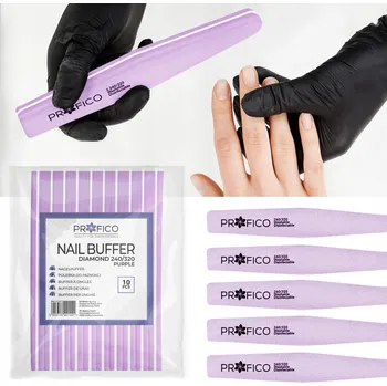 PROFICO Leštička 240/320, fialová, tvar truhly (rakvička) 10 Ks.