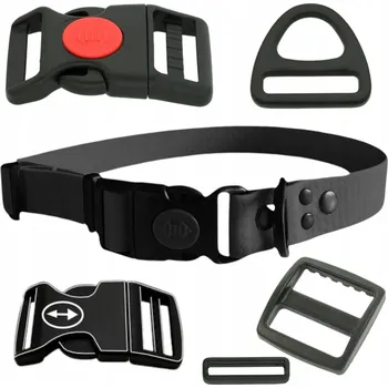 Obojek pro psa OBROŽEK S POJISTKOU PRO PSA HIPOALERGENNÍ ANTIMRAZOVÁ VODĚODOLNÁ BIOTHANE L