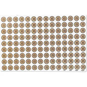 samolepka Zlaté Samolepky velikost XS 1 25 Ks / 1 arch