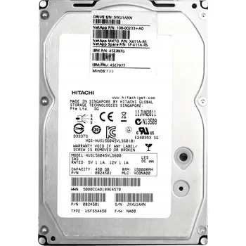 Interní pevný disk IBM 45E7977 45E7975 450GB 15K 64MB SAS-2 3,5'' HUS156045VLS600