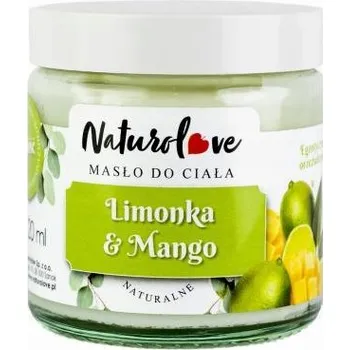 Naturolove tělové máslo Šťavnatá Limetka s exotickým mangem 120 ml