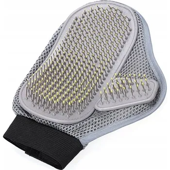 Kosmetika pro psa Rukavice pro vyčesávání srsti psů a pro masáž