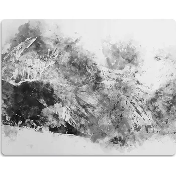 Obraz Podložka pod záchod pro kočky Šedá abstrakce 60x40 cm