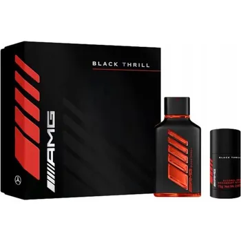Pánská dárek sada MERCEDES AMG BLACK THRILL deodorant 75g parfém 100ml