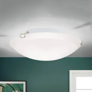 Orion Stropní svítidlo Agada, opálové sklo, chrom, 30 cm opálová bílá, chrom 60 W - Doprava zdarma