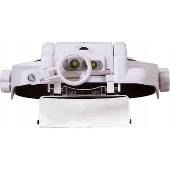 Lupa Brýlová lupa Levenhuk Zeno Vizor HR4 USB s akumulátor