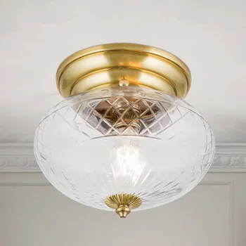 Orion Stropní světlo Enna Ø 25 cm bronzová, čirá 1 x 60 W - Doprava zdarma