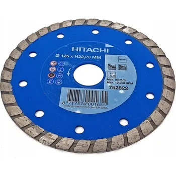 Řezný kotouč Diamantový kotouč Hitachi 752822 125 x 22,2 mm