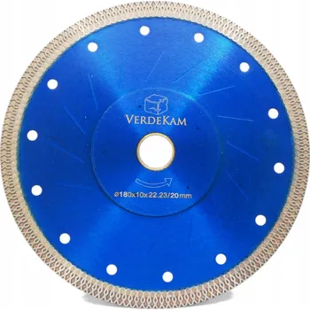 Řezný kotouč Kotouč na řezání dlažby/slinuté dlažby Verdekam 23777 180 mm, 22,2 mm