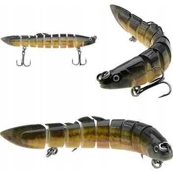 Umělá nástraha Wobler na štiku, lámací, potápivý 10 cm / 10 g nástraha rybářská