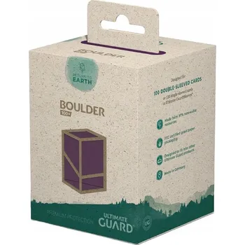 Sběratelská karetní hra UG Boulder Deck Case 100+ Return To Earth Fialový
