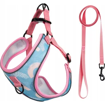 Postroj pro psa Růžové beztlakové postroje pro malé psy S